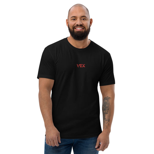 VEX - Men's Embroidered Fitted T-shirt